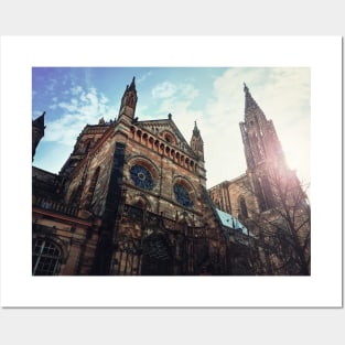 Roman Catholic Cathedral Notre Dame of Strasbourg Posters and Art